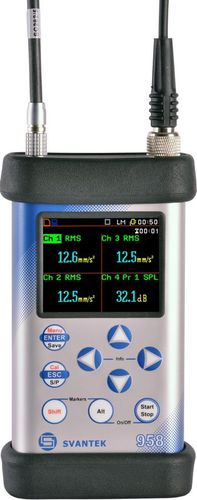 Sonômetro analisador - SVAN 958A - SVANTEK Sp. z o.o. - classe 1 / com aquisição de dados / USB