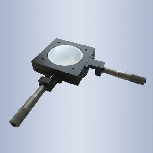 Mesa de coordenadas XY - 100-MS50-GAN - OPTO - manual / de 2 eixos / de micrômetros