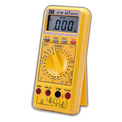 Multímetro digital - TES-2712 - TES Electrical Electronic Corp. - portátil / 600 V / 20 A