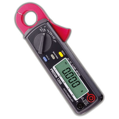 Multímetro tipo pinça digital - PROVA 1200 - TES Electrical Electronic Corp. - portátil / com medição de corrente de carga / para cabos