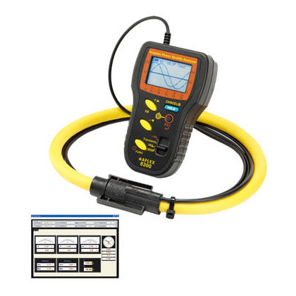 Analisador gráfico - AFLEX-6300 - TES Electrical Electronic Corp. - para rede elétrica / de qualidade da energia / de harmônicos