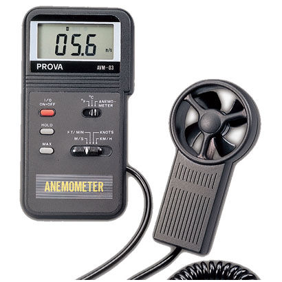 Anemômetro digital - AVM-0 series - TES Electrical Electronic Corp. - portátil
