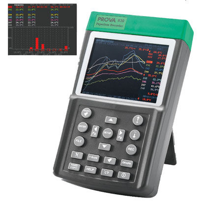 Registrador sem papel - PROVA-830 - TES Electrical Electronic Corp. - digital / de temperatura / de umidade
