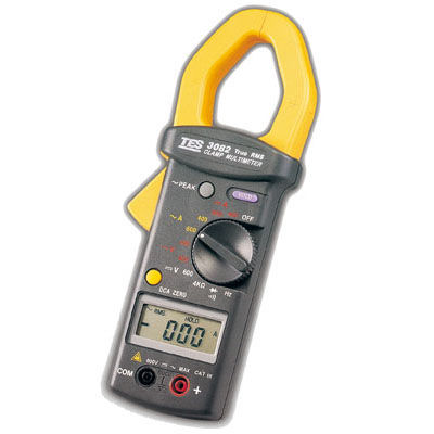 Multímetro tipo pinça True RMS - TES-3082 - TES Electrical Electronic Corp. - digital / portátil / 600 V