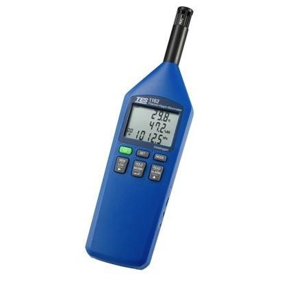 Termo-higrômetro com display LCD - TES-1162 - TES Electrical Electronic Corp. - portátil de mão / de temperatura / de umidade relativa