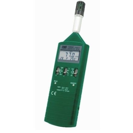 Termo-higrômetro com display LCD - TES-1360A - TES Electrical Electronic Corp. - com visor duplo / portátil de mão / compacto