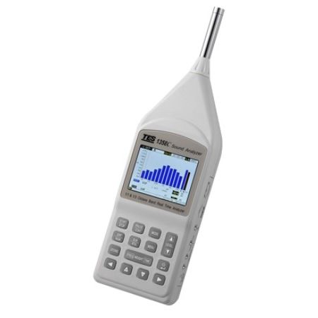 Sonômetro analisador - TES-1358C - TES Electrical Electronic Corp. - classe 2 / USB / em tempo real