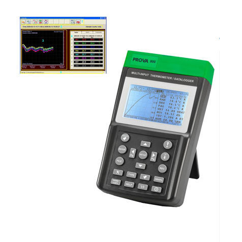 Termômetro de termopar - PROVA 800 - TES Electrical Electronic Corp. - com display LCD / com saída analógica / RS-232
