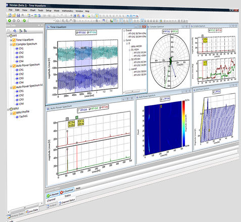 Software de análise de vibração - Novian™ - Benstone Instruments, Inc. - de simulação acústica / em tempo real