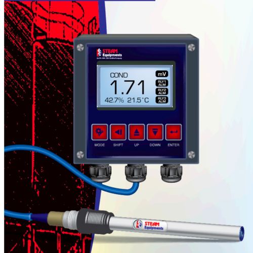 Sensor de condutividade digital - UVCON-COND - Steam Equipments