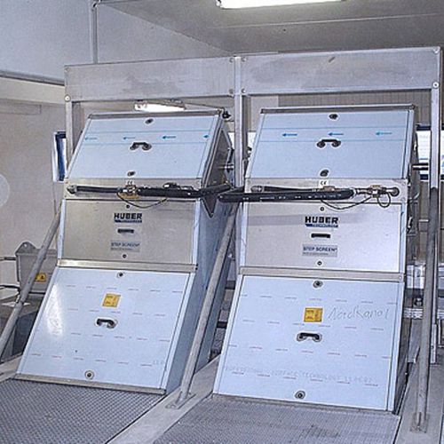 Limpa-grades de escada - STEP SCREEN® SSF - Huber Technology - para o tratamento de águas residuais / fino