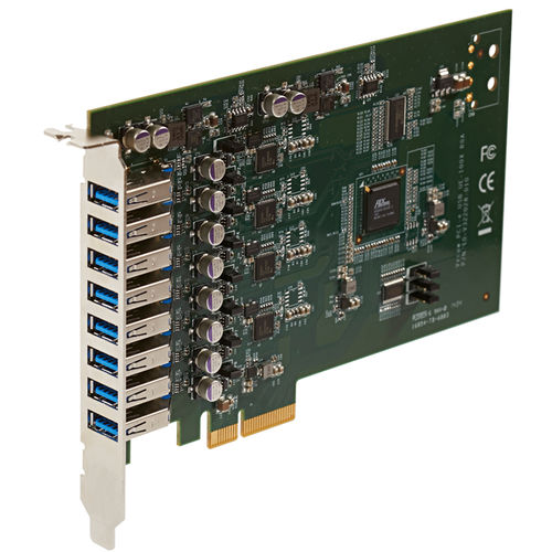 Placa de captura de vídeo PCIe - UE-1008 - Vecow Co., Ltd. - de 8 dígitos
