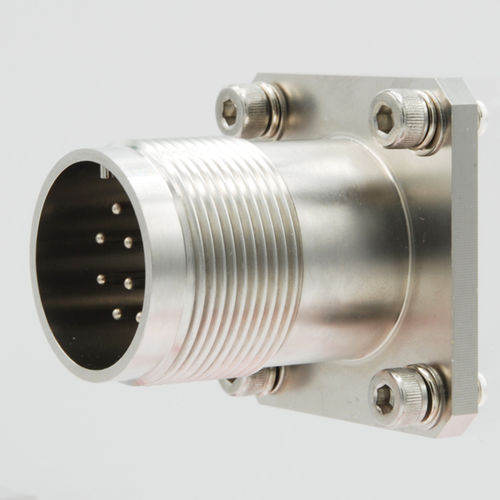 Conector de passagem - HG31S-S01-10P-18-1 - GLOBETECH INC - de alimentação elétrica / quadrado / flangeado