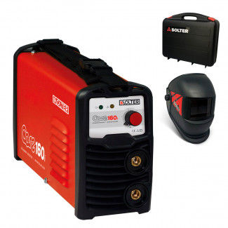 Máquina de solda MMA - CORE 160I + OPTIMATIC 55 - SOLTER® - monofásica / CC / portátil