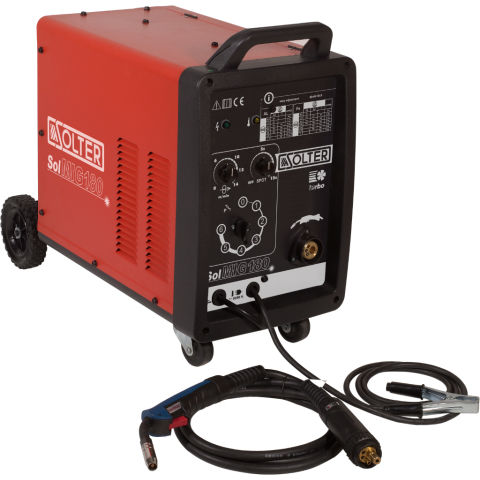 Máquina de solda MIG-MAG - SOLMIG 180  - SOLTER® - monofásica / portátil