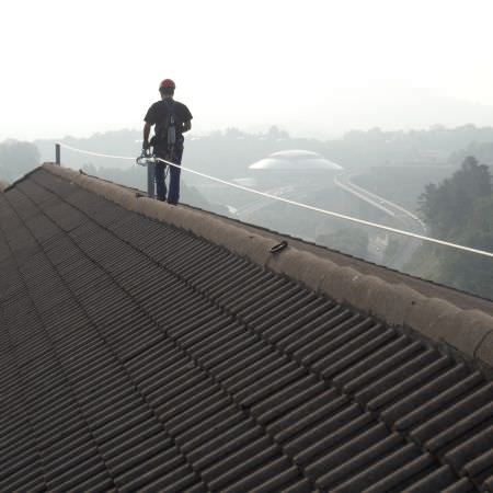 Linha de vida horizontal - SEKURALT 2000 - IRUDEK 2000 S.L. - de proteção contra quedas