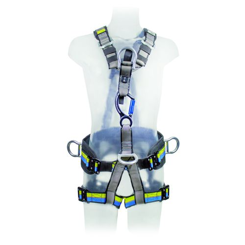 Cinto antiqueda tipo paraquedista - EXPERT PRO series - IRUDEK 2000 S.L. - com ponto de conexão lateral / em nylon / D-ring