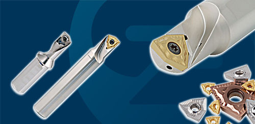 Broca com pastilhas de corte - SAU TOOL S.p.A. - multiusos / de metal duro / de torneamento