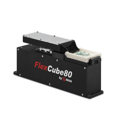 Alimentador vibratório - FlexCube 80 - RNA Automation Ltd - flexível / para produtos a granel / para peças