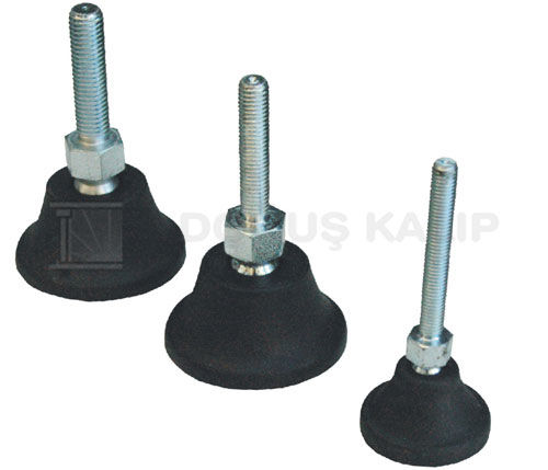 Pé de máquina - Dogus Kalip Metal ve Form San. Dis Tic. Ltd. Sti. - em material plástico / de nivelamento / ajustável