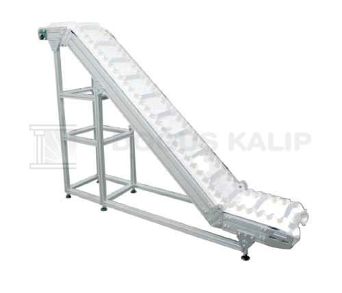 Transportador de esteira - Z Elavator Conveyors - Dogus Kalip Metal ve Form San. Dis Tic. Ltd. Sti. - inclinado / de transporte