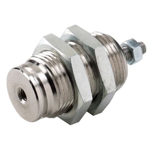 Cilindro de cartucho - CH series - A&T Fluid solutions - pneumático / com haste roscada / de simples ação