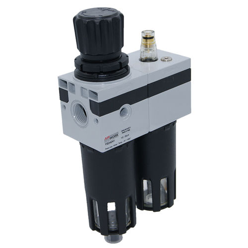 Filtro regulador e lubrificador de ar - YS series - A&T Fluid solutions - de cartucho / em alumínio / modular