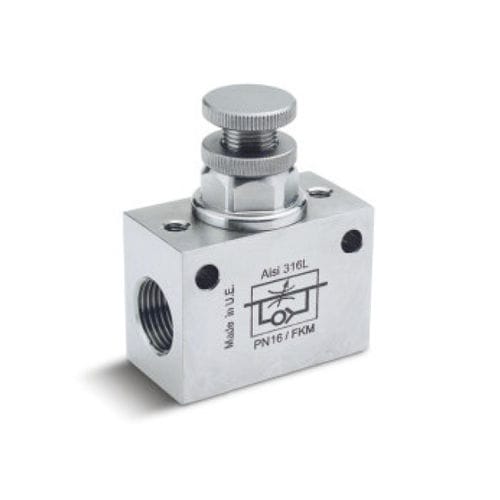 Regulador de vazão de pressão diferencial - RFX series - A&T Fluid solutions - para ar / em aço inoxidável