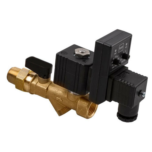 Válvula de drenagem - VQS series - A&T Fluid solutions - elétrica / em latão