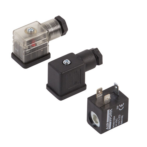 Bobina magnética - BO series - A&T Fluid solutions - CA/CC / de pequenas dimensões / tipo through hole