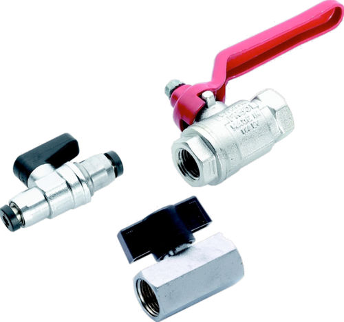 Válvula de esfera - BV0 series - A&T Fluid solutions - manual / para óleo / miniatura