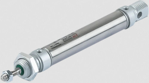 Cilindro pneumático - MC series - A&T Fluid solutions - com haste / de dupla ação / de simples ação