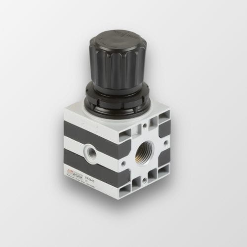 Regulador-redutor de pressão para ar - YR series - A&T Fluid solutions - de mola / em alumínio / industrial