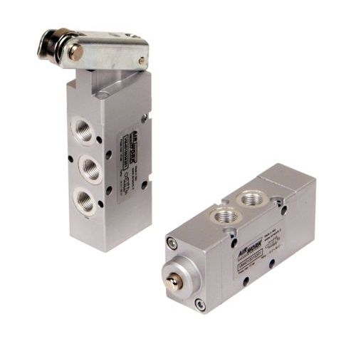 Válvula direcional pneumática spool - VMEC - A&T Fluid solutions - de acionamento mecânico / 3/2 vias / de 5/2 vias
