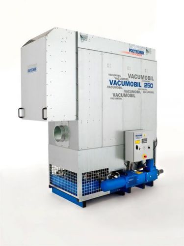 Coletor de pó com filtro - Vacumobil 140 / 160 - Höcker Polytechnik - móvel / para pó de madeira / de baixo consumo de energia