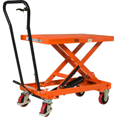 Mesa elevatória tipo tesoura - HT series - REMA Hollande B.V. - com pedal / elétrica / móvel