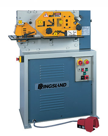 Puncionadeira semiautomática - Compact 40 - Kingsland Engineering - hidráulica / para chapas / de cisalhamento