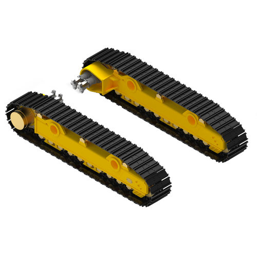 Chassi para máquina de obras de esteiras - A120 series - Gemmo Group s.r.l.