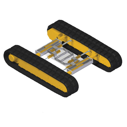 Chassi para máquina de obras de esteiras - AG6 series - Gemmo Group s.r.l.