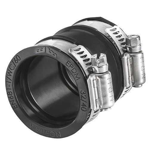 Luva para redes de saneamento - FLEX-FIT® DC - NORHAM SAS - de conexão / de ligação / de vedação