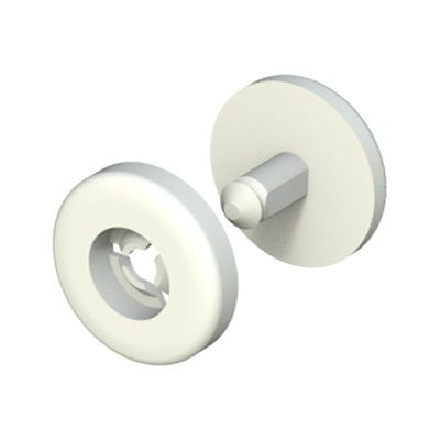 Rebite com cabeça chata - MRBM - ISC PLASTIC PARTS - de cabeça redonda / em material plástico