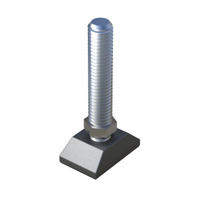 Pé de máquina - LHVKA - ISC PLASTIC PARTS - em poliamida / em aço zincado / ajustável