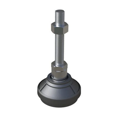 Pé de máquina - JTPW - ISC PLASTIC PARTS - em poliamida / ajustável / para cargas pesadas