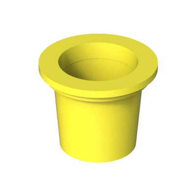 Tampão redondo - LHUT - ISC PLASTIC PARTS - macho / em polietileno de baixa densidade (PEBD) / de proteção