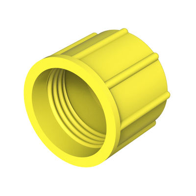 Tampa (cap) com rosca - DCROA - ISC PLASTIC PARTS - redonda / em NBR / em PEHD