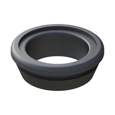 Passa-cabo de PVC - HYPAG - ISC PLASTIC PARTS - aberto