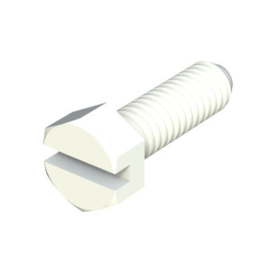 Parafuso de cabeça sextavada - MTCHR - ISC PLASTIC PARTS - de fenda / em policarbonato / em nylon