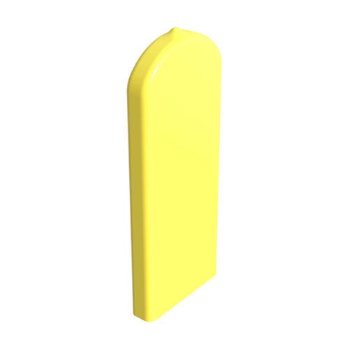 Tampa (cap) com extremidade arredondada - VCRH - ISC PLASTIC PARTS - em PVC / moldada