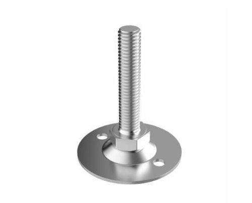 Pé de máquina - LHVB - ISC PLASTIC PARTS - fotovoltaico / em aço zincado / de nivelamento