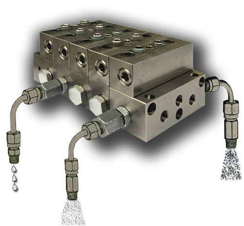 Distribuidor progressivo de lubrificante - SMX - Dropsa spa - modular / para sistema de lubrificação centralizada